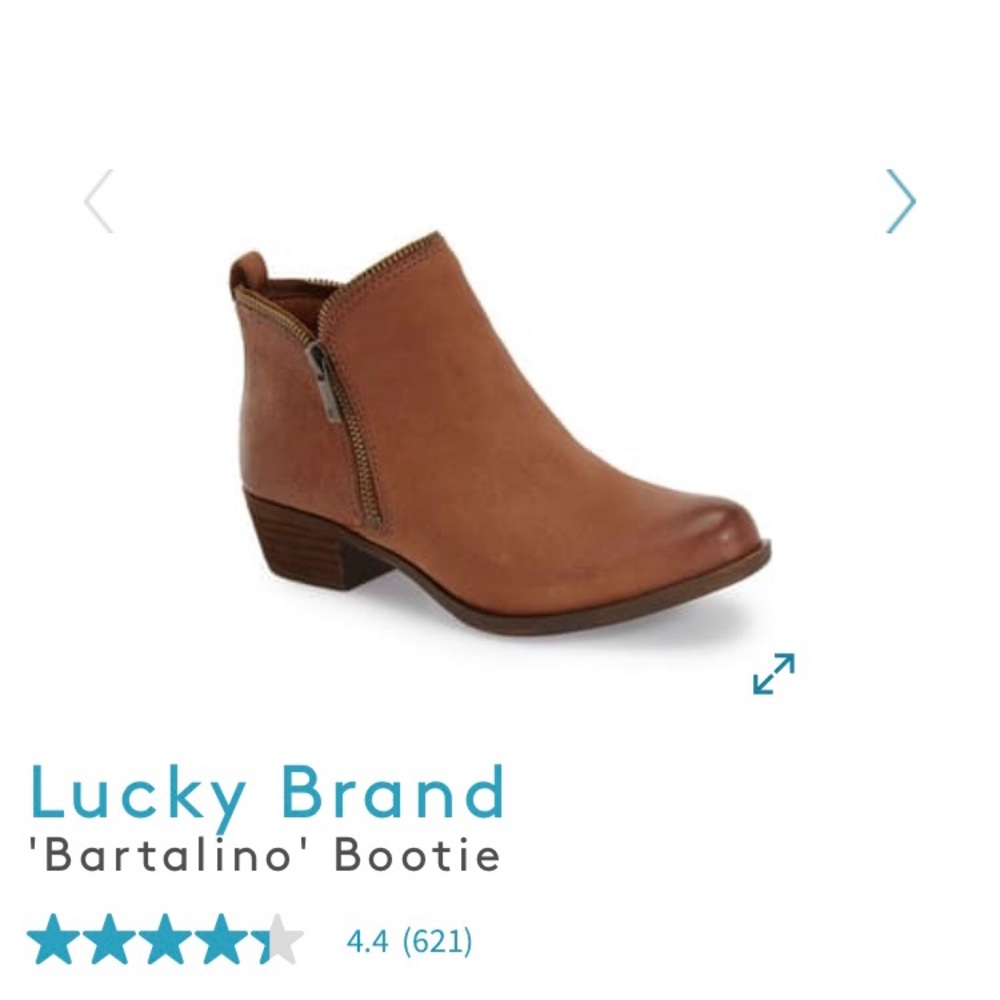 Lucky brand bartalino leather bootie